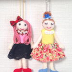 furisuka様ご予約品 ✳︎お人形バックチャーム2個セット