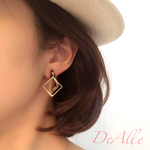 2wayアシメピアス**ホワイト