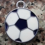 【直輸入】サッカーボールチャーム*10個セット*23×19mm 