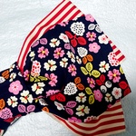 【SALE】♪♪木綿半幅帯♪♪花の庭
