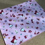 アリス ピンク ランチマット園児用25×30 ☆入園入学☆