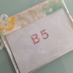 リバティビニコのB5クリアポーチ＊ミルキーウェイ