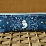 新しい季節のペンケース　ブルー
