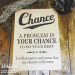 A4『CHANCE』ステンシルシート【送料無料】
