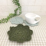 クローバーのコースター＆鍋敷きセット