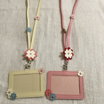 fuchi0909さまオーダー♡かわいいお花のついたパスケース