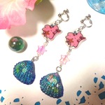 メンダコchan♡イヤリング(フックピアス交換可)