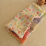 限定*8重ガーゼ大判ハンカチ*カラフル風船と小鳥*