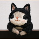 【ご依頼品】癒しの妖精✿momoちゃん　いろんなトコからちょこんと黒にゃんこで顔出し