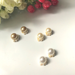 上品♡パールたくさん‼︎ワンポイントの華やかなピアス☆