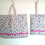 《入園入学》マチ付きレッスンバッグ&上履き入れセット