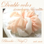 再販×7❗Double color twist♡strawberry×white