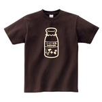 みんな大好き！コーヒー多めのコーヒー牛乳Tシャツ　プリントカラー全2色