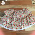 【送料無料】甘くてかわいい♪イチゴのティアードスカート