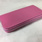 オールレザー ピンクカラー レザーウォレット 長財布