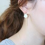 2wayシェルチェーンピアス