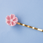 はんなり桜のヘアピン ひと粒 つまみ細工 和 or 浴衣 or 着物