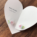 和ー春【桜】   一花ノンホールピアス