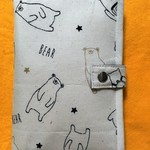 お薬手帳ケース（NA-46)　生成オックス／くま