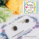 ❤️×100！【選べる】天然石の1粒ピアス、ノンホールピアス、サージカルステンレスピアス  1月   2月  6月  9月  12月  誕生石