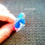 紫陽花✴ドライフラワー❤ レジン リング💍