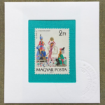 ちいさなartmuseum　hungary　stamp　