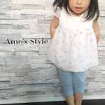 2017＊春夏 White Flower シフォンチュニックop