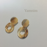 大理石風❁.*･ﾟピアス/イヤリング