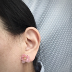 薄紅桜のピアス