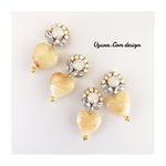 送料込▼パステルハートピアス/イヤリング