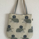【再販】ハリネズミさんの縦長ぽってりお買い物バッグ