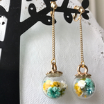 《送料無料》ガラスドーム♡イヤリング・ピアス