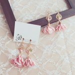 Spring flower ear accessary♡