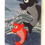 ちりめん  端午の節句   壁掛け(鯉)