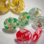 花びらイニシャルピアス❁