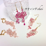 《4月・桜》舞桜 イヤリング/ピアス