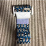 北欧パグ青＊トイレットペーパーカバー