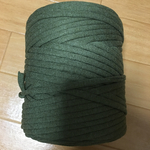 《新品・帯なし》ズパゲッティ ニット素材 カーキ