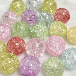 カラークラッククリスタル 10個 10mm 天然石 粒売り
