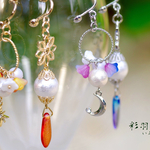 彩羽蝶/イヤリング・ピアス