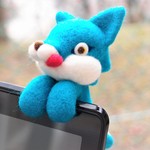 がぶがぶオオカミ「この壁よじ登ったら」Puchicco　パソコン＆スマホかけ