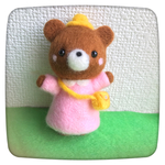 もうすぐようちえんくまちゃん♡羊毛フェルト