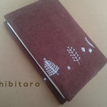 北欧風 刺繍ブックカバー📖