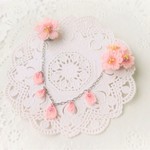 桜の襟ブローチ🌸お好みの使い方で🌸（レース編み）