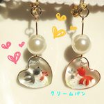 恋する金魚イヤリング