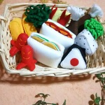 【受注制作】おままごと　お弁当Ａ　フェルト