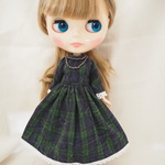 ブライス、リカちゃんサイズレースドレス