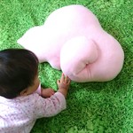 もくもく幸せのくもクッション《ふんわり桜色》