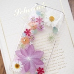スマホ　押し花ケース【yuzuponさまオーダー品 】