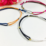 再販＊春夏＊バイカラーstylish anklet or bracelet＊1点580円＊送料無料＊お出かけ